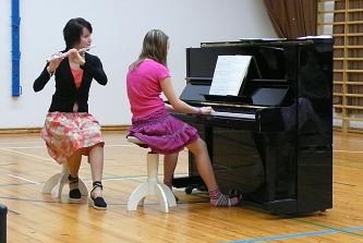 Kamarimusiikkia, huilu ja piano